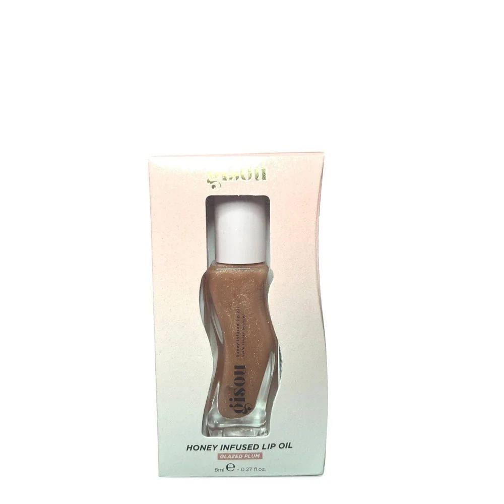 Gisou Honey Infused Hydrating Lip Oil Glazed Plum NIB Full Size‎ Authentic